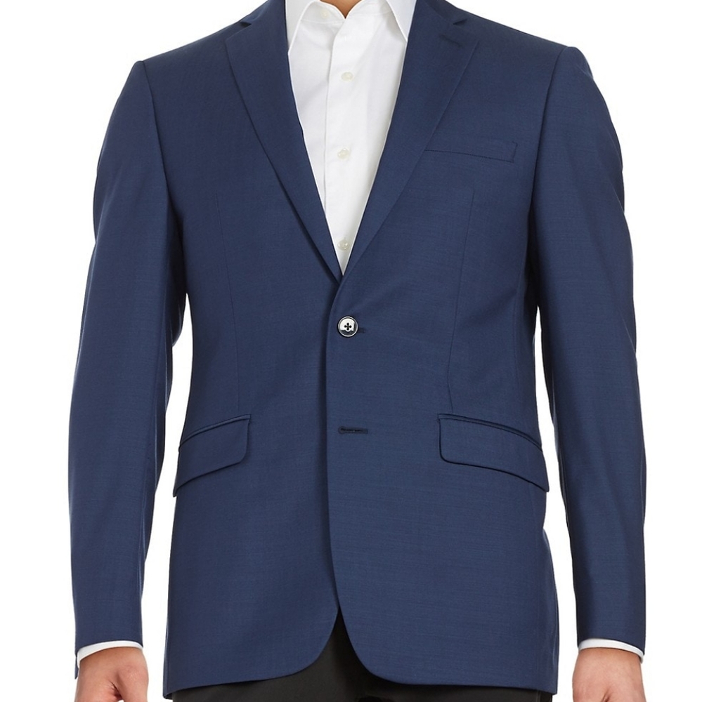 Calvin klein stretch suit wool jacket blazer Suit New w tags Size 36 Regular